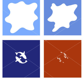 Intra απο ξύλο plywood 3mm-4mm πάχος - Αρχεία Cricut  FISH PANEL Δίασταση 15x15 cm INTRAFABR-10421004 - Image 3