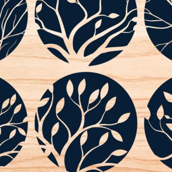 Intra απο ξύλο plywood 3mm-4mm πάχος - Πακέτο Cricut Tree Decor Art Wall Art  Δίασταση 40x50 cm INTRAFABR-69676395 - Image 1