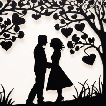 Intra απο ξύλο plywood 3mm-4mm πάχος - Πακέτο Cricut Valentine Decor  Δίασταση 4x4 cm INTRAFABR-86041267 - Image 1