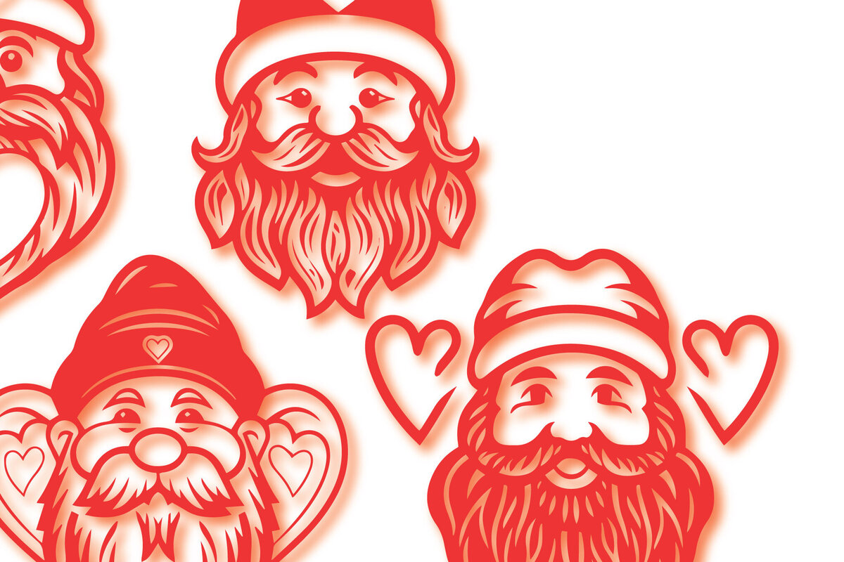 Intra απο ξύλο plywood 3mm-4mm πάχος - Πακέτο Cricut Valentine Gnome  Δίασταση 4x4 cm INTRAFABR-86702630