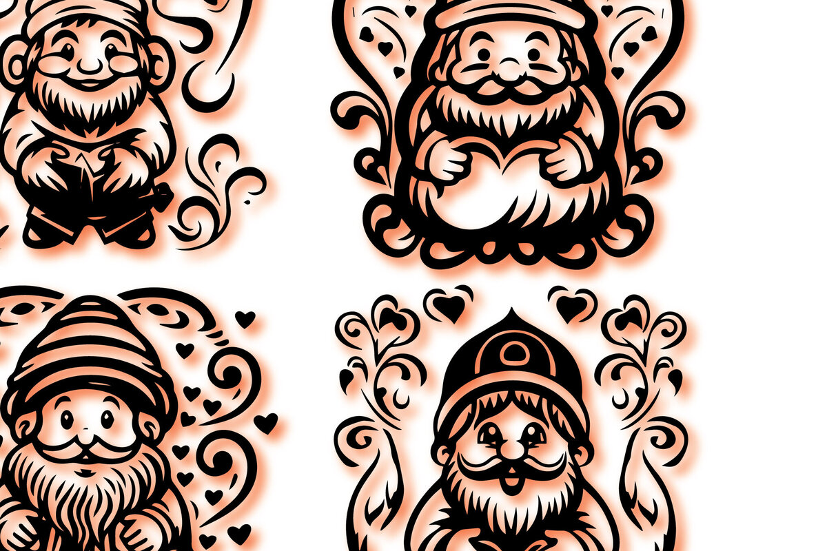 Intra απο ξύλο plywood 3mm-4mm πάχος - Πακέτο Cricut Valentine Gnome  Δίασταση 4x4 cm INTRAFABR-86721688