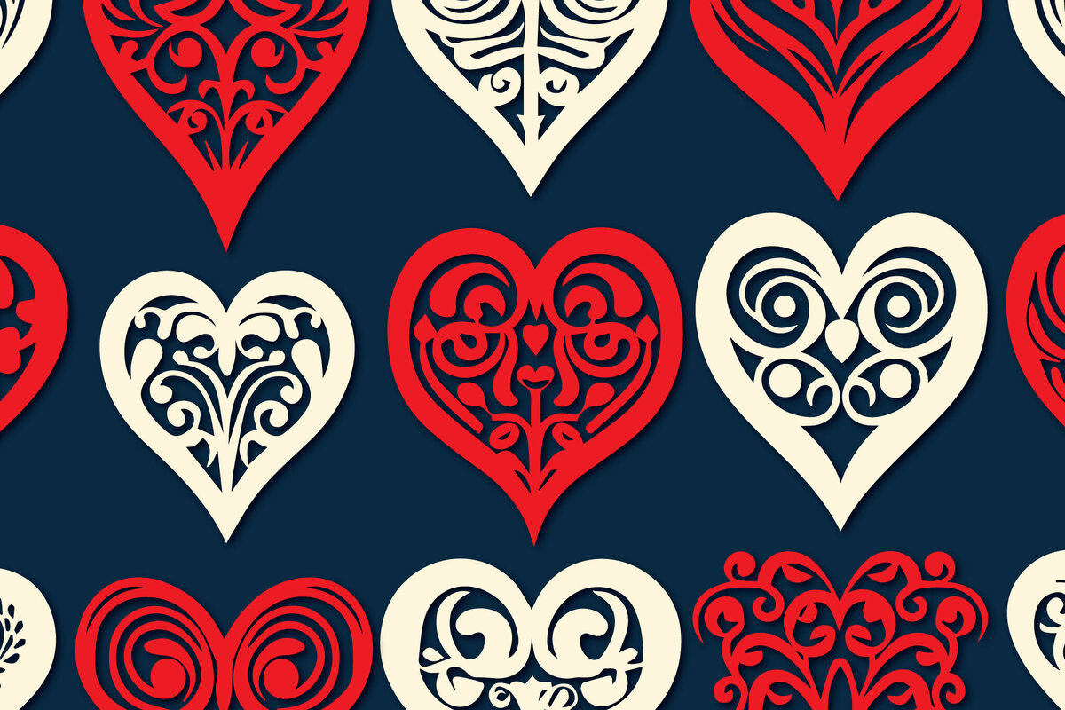 Intra απο ξύλο plywood 3mm-4mm πάχος - Πακέτο Cricut Valentine Heart  Δίασταση 4x4 cm INTRAFABR-85959323