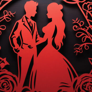 Intra απο ξύλο plywood 3mm-4mm πάχος - Σχέδια Cricut Valentine Cut Laser Δίασταση 4x4 cm INTRAFABR-88768462 - Image 1