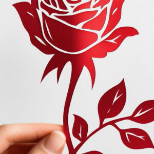 Intra απο ξύλο plywood 3mm-4mm πάχος - Cricut Valentine Rose  Cut  Δίασταση 4x4 cm INTRAFABR-112864231