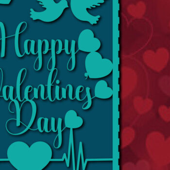 Intra απο ξύλο plywood 3mm-4mm πάχος - Πακέτο  Gift Card Cricut Valentine's Δίασταση 25x25 cm INTRAFABR-56997954 - Image 3