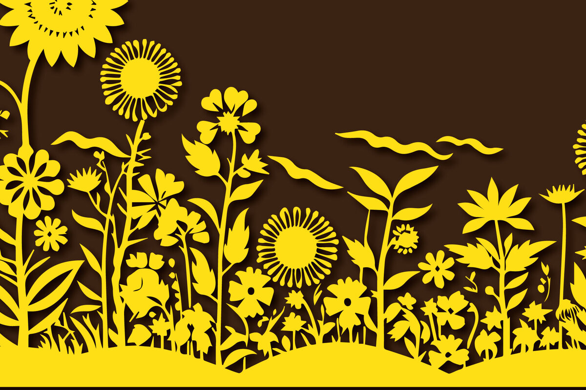 Intra απο ξύλο plywood 3mm-4mm πάχος - Πακέτο Cricut Wildflower Element  Δίασταση 4x4 cm INTRAFABR-85270202