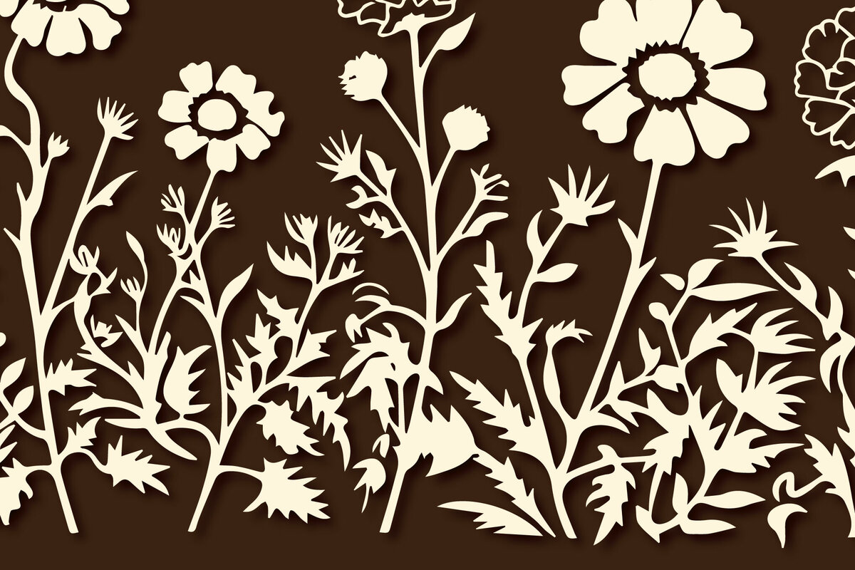 Intra απο ξύλο plywood 3mm-4mm πάχος - Πακέτο Cricut Wildflower Element  Δίασταση 4x4 cm INTRAFABR-85300106