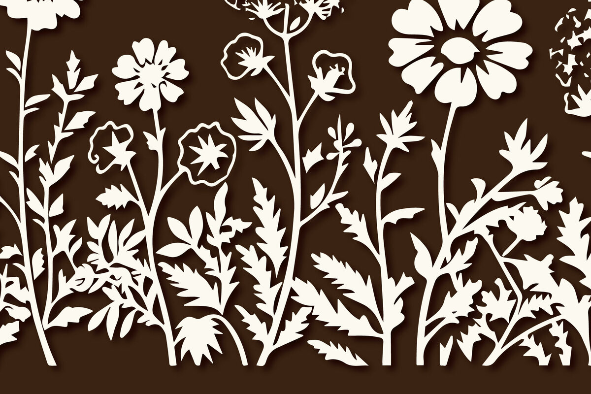 Intra απο ξύλο plywood 3mm-4mm πάχος - Πακέτο Cricut Wildflower Element  Δίασταση 4x4 cm INTRAFABR-85269979