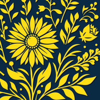 Intra απο ξύλο plywood 3mm-4mm πάχος - Cricut Wildflower Cut Laser Δίασταση 4x4 cm INTRAFABR-93515354 - Image 1