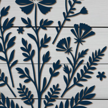 Intra απο ξύλο plywood 3mm-4mm πάχος - Cricut Wildflower Cut Laser Δίασταση 4x4 cm INTRAFABR-93516094 - Image 1