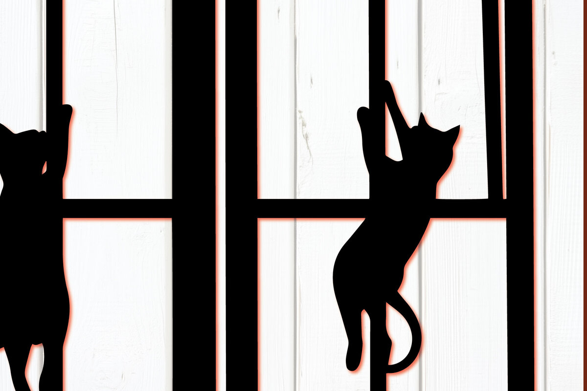 Intra απο ξύλο plywood 3mm-4mm πάχος - Παράθυρο Cricut με Cat  Δίασταση 4x4 cm INTRAFABR-104061531