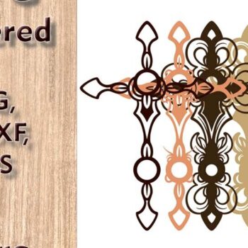 Intra απο ξύλο plywood 3mm-4mm πάχος -  πολλαπλών επιπέδων 3D  Δίασταση 250x160 cm INTRAFABR-109349315 - Image 3