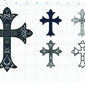 Intra απο ξύλο plywood 3mm-4mm πάχος - Σταυρός Δίασταση 30x20 cm INTRAFABR-21427599 - Image 3