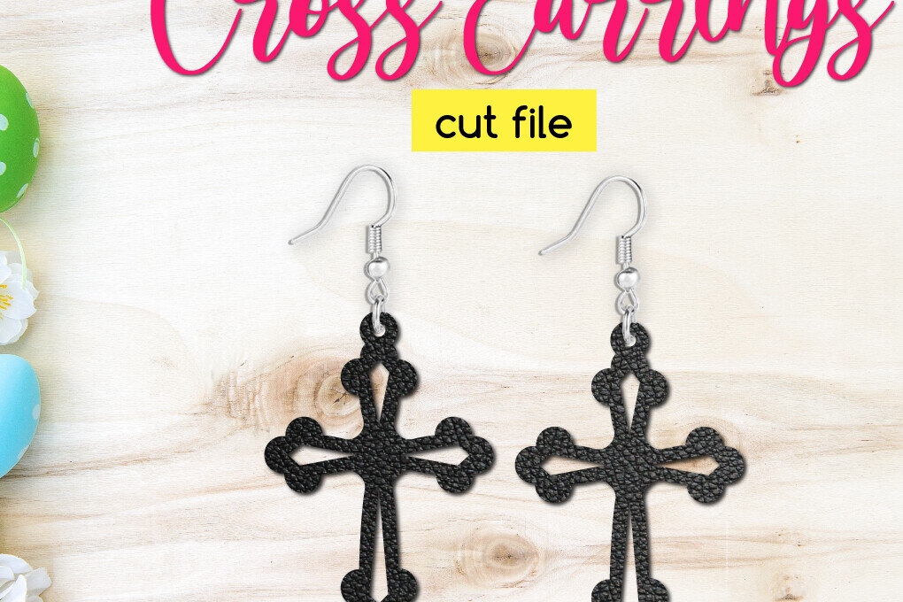 Intra απο ξύλο plywood 3mm-4mm πάχος - Σταυρό σκουλαρίκι  Cut  Δίασταση 3x3 cm INTRAFABR-116635622