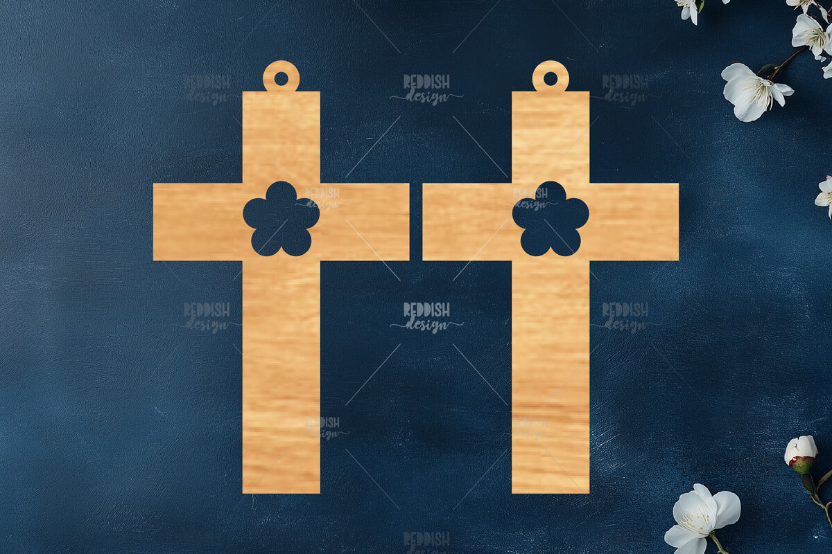 Intra απο ξύλο plywood 3mm-4mm πάχος - Σταυρωτά σκουλαρίκια Laser Cut  Δίασταση 3x3 cm INTRAFABR-118941786