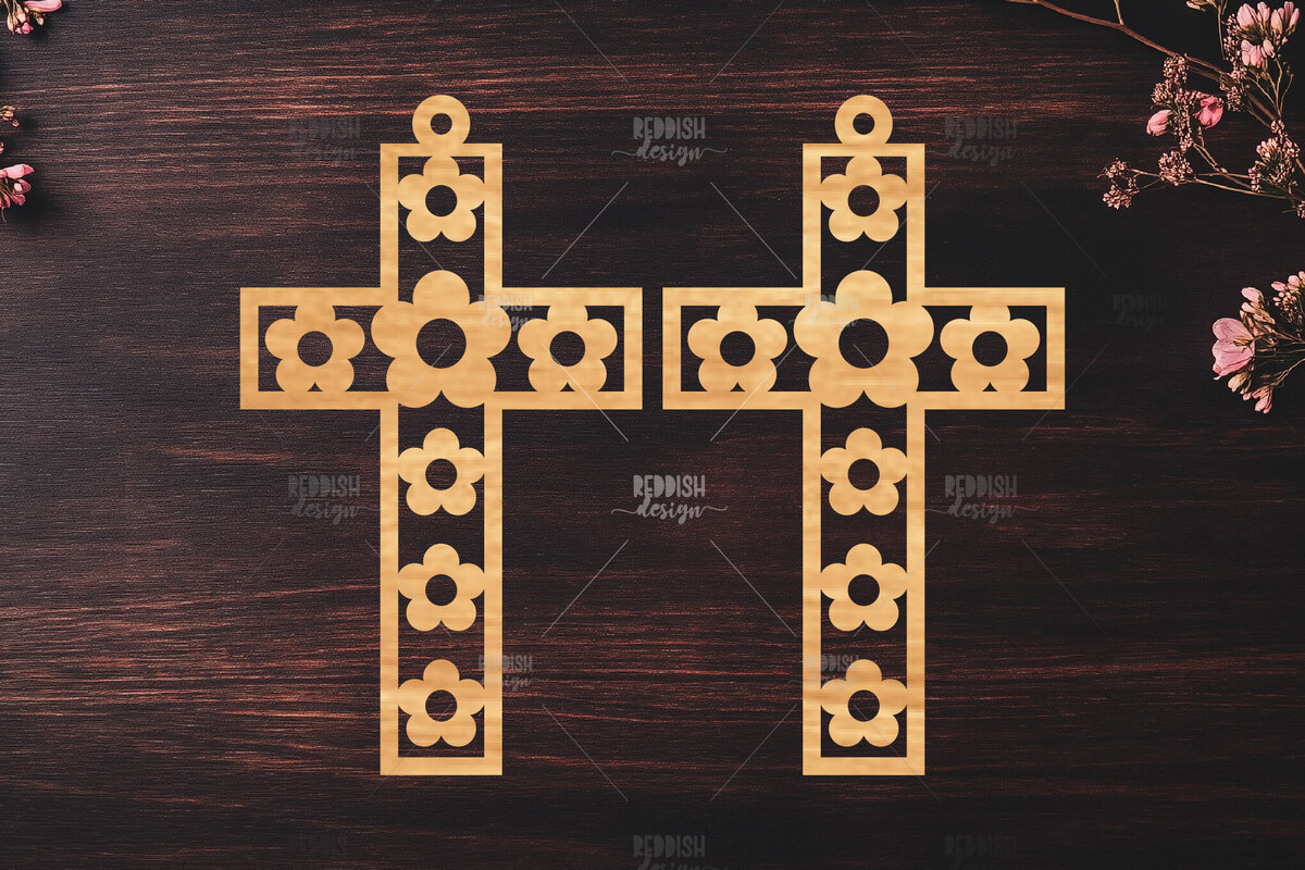 Intra απο ξύλο plywood 3mm-4mm πάχος - Σταυρωτά σκουλαρίκια Laser Cut  Δίασταση 3x3 cm INTRAFABR-118942351