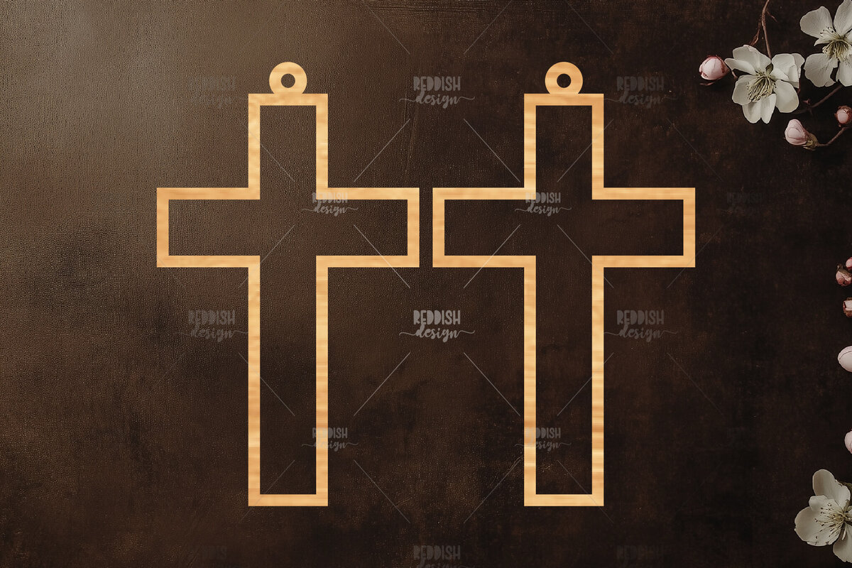 Intra απο ξύλο plywood 3mm-4mm πάχος - Σταυρωτά σκουλαρίκια Laser Cut  Δίασταση 3x3 cm INTRAFABR-118942383