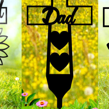 Intra απο ξύλο plywood 3mm-4mm πάχος - Δέσμη αναμνηστικής σήμανσης σταυρού τάφου Δίασταση 20x20 cm INTRAFABR-96650061 - Image 2