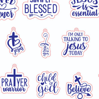 Intra απο ξύλο plywood 3mm-4mm πάχος - Cross & Jesus Keychain  ,Jesus Cross Δίασταση 4x4 cm INTRAFABR-97458293 - Image 4