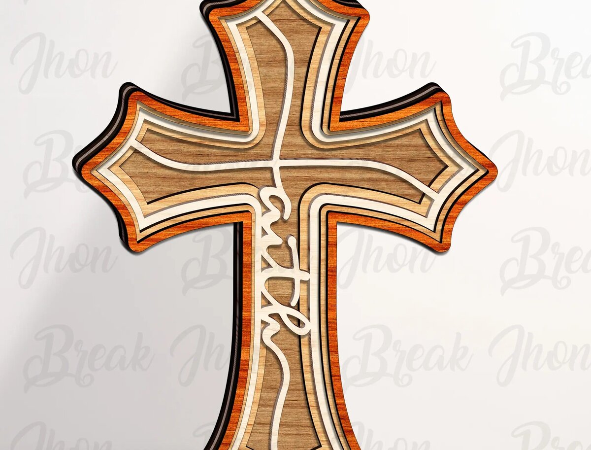 Intra απο ξύλο plywood 3mm-4mm πάχος - Cross Laser Cut  Δίασταση 20x20 cm INTRAFABR-111236726