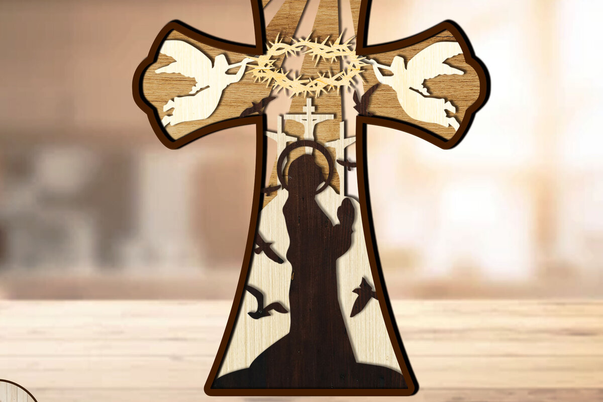 Intra απο ξύλο plywood 3mm-4mm πάχος - Διακοσμητικό πρότυπο πολλαπλών στρώσεων Δίασταση 9x12 cm INTRAFABR-88008228