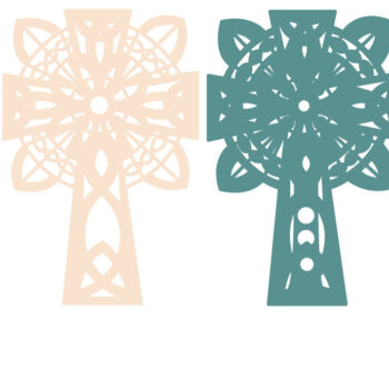 Intra απο ξύλο plywood 3mm-4mm πάχος - Cross Multilayer /Laser Cross DXF Δίασταση 30x20 cm INTRAFABR-69973270 - Image 2