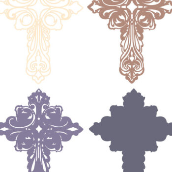 Intra απο ξύλο plywood 3mm-4mm πάχος - Cross Multilayer /Laser Cross DXF Δίασταση 30x20 cm INTRAFABR-78847612 - Image 2