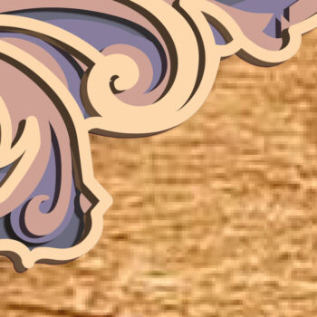 Intra απο ξύλο plywood 3mm-4mm πάχος - Cross Multilayer /Laser Cross DXF Δίασταση 30x20 cm INTRAFABR-78847612 - Image 4