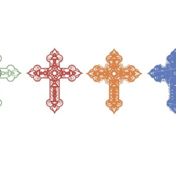 Intra απο ξύλο plywood 3mm-4mm πάχος - ΣΤΑΥΡΟ ΘΡΗΣΚΕΥΤΙΚΟ Σχέδιο κοπής ξύλου & χαρτιού Δίασταση 11x12 cm INTRAFABR-35761942 - Image 4