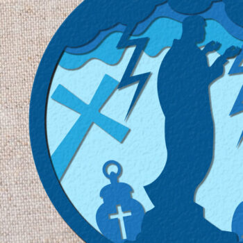 Intra απο ξύλο plywood 3mm-4mm πάχος - Πακέτο  Nativity Cut Cross Sign Δίασταση 30x20 cm INTRAFABR-111846517 - Image 13