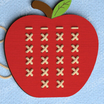 Intra απο ξύλο plywood 3mm-4mm πάχος - Πακέτο ζώων Cross Stitch | Μοντεσσόρι Δίασταση 15x15 cm INTRAFABR-114008065 - Image 9