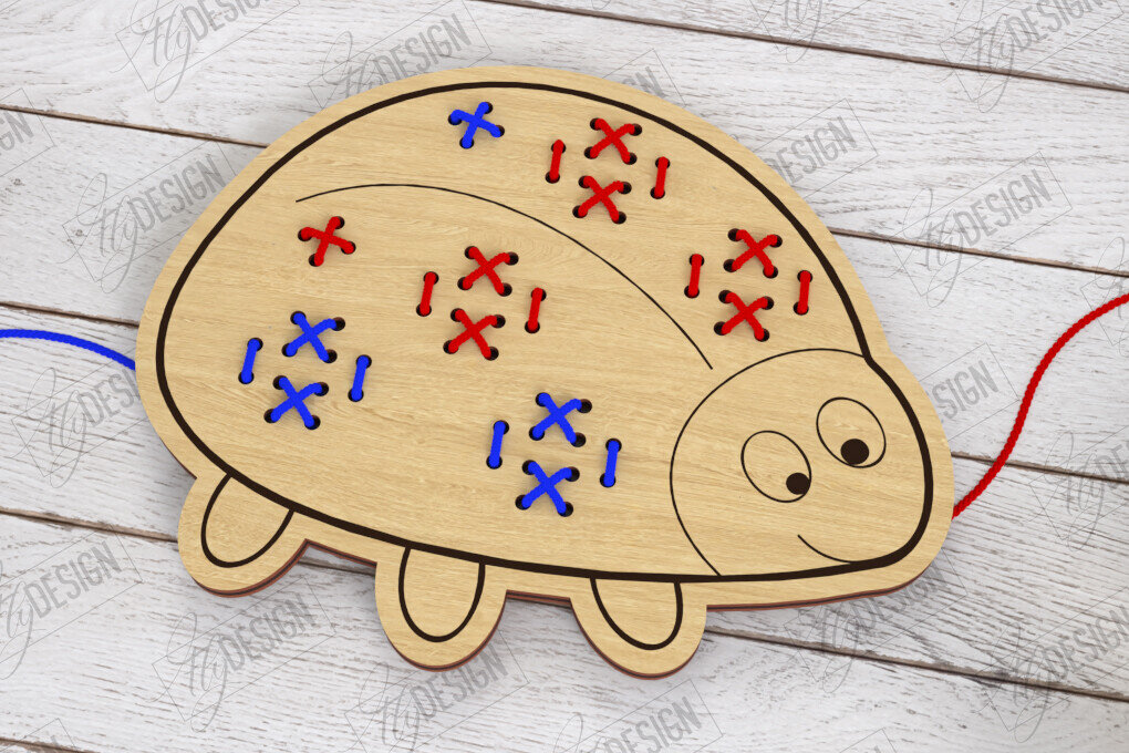 Intra απο ξύλο plywood 3mm-4mm πάχος - Cross Stitch Animals Cut Laser | CNC Δίασταση 15x15 cm INTRAFABR-122668653