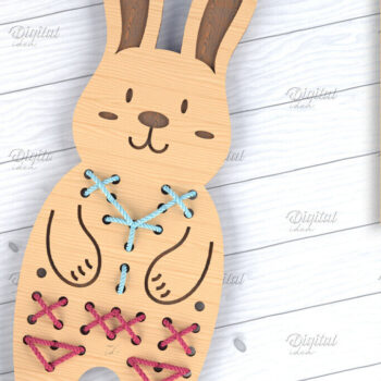 Intra απο ξύλο plywood 3mm-4mm πάχος - Cross Stitch Animals LaserCut. Μπάνι Δίασταση 15x15 cm INTRAFABR-86601275 - Image 1