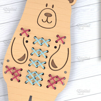 Intra απο ξύλο plywood 3mm-4mm πάχος - Πακέτο Cross Stitch Animals LaserCut  Δίασταση 30x20 cm INTRAFABR-86665399 - Image 3