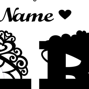 Intra απο ξύλο plywood 3mm-4mm πάχος - Κορώνα κεφαλαίο μονόγραμμα Γράμμα R  Δίασταση 30x20 cm INTRAFABR-72539547 - Image 2