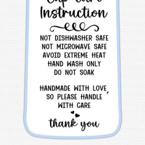 Intra απο ξύλο plywood 3mm-4mm πάχος - Οδηγίες Φροντίδας Κυπέλλου  PNG Δίασταση 20x25 cm INTRAFABR-85650588