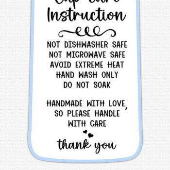 Intra απο ξύλο plywood 3mm-4mm πάχος - Οδηγίες Φροντίδας Κυπέλλου PNG Δίασταση 20x25 cm INTRAFABR-85650588 - Image 1