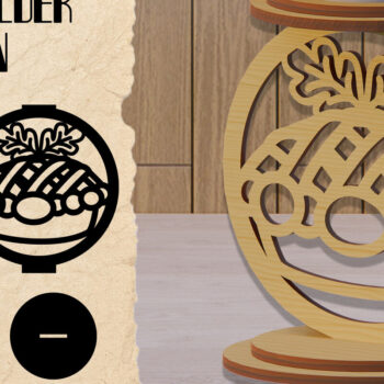 Intra απο ξύλο plywood 3mm-4mm πάχος - για τις Ημέρες των Ευχαριστιών. Δίασταση 30x20 cm INTRAFABR-79198882 - Image 1