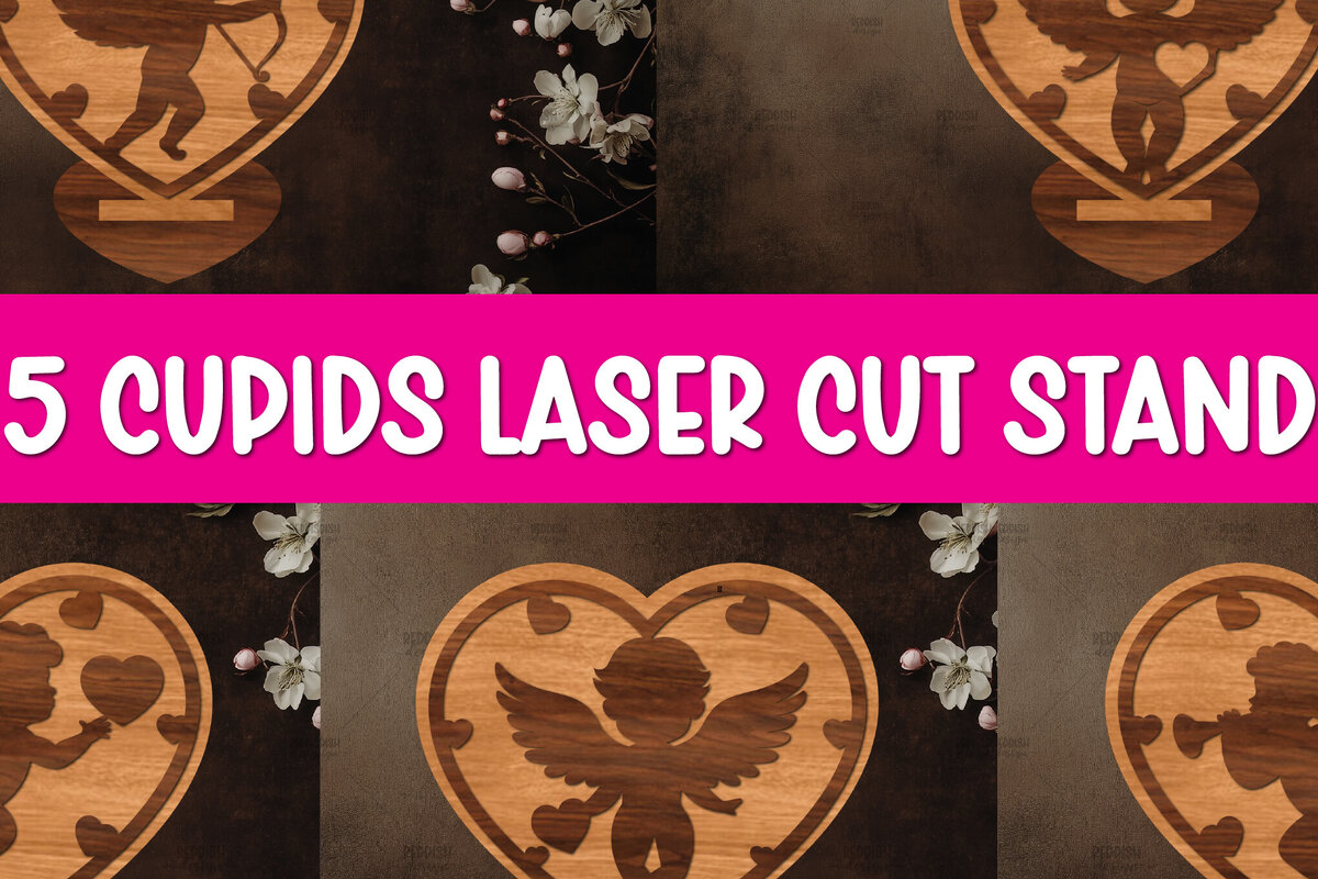 Intra απο ξύλο plywood 3mm-4mm πάχος - Στάση κοπής με λέιζερ Έρως  Δίασταση 20x20 cm INTRAFABR-114693802