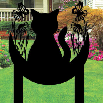 Intra απο ξύλο plywood 3mm-4mm πάχος - Προσαρμοσμένη μεταλλική πινακίδα Cat Garden με πασσάλους Δίασταση 3600x3600 cm INTRAFABR-106077490 - Image 2