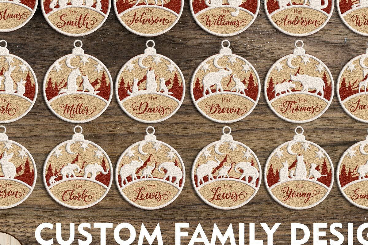 Intra απο ξύλο plywood 3mm-4mm πάχος - ΠΡΟΣΑΡΜΟΣΜΕΝΑ ΣΧΕΔΙΑ ΧΡΙΣΤΟΥΓΕΝΝΙΑΤΙΚΑ ΟΙΚΟΓΕΝΕΙΑΚΑ ΜΠΙΜΠΛΕΣ Δίασταση 15x3 cm INTRAFABR-20984671