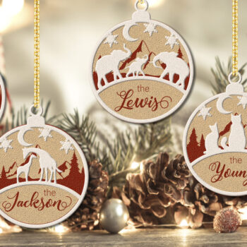 Intra απο ξύλο plywood 3mm-4mm πάχος - ΠΡΟΣΑΡΜΟΣΜΕΝΑ ΣΧΕΔΙΑ ΧΡΙΣΤΟΥΓΕΝΝΙΑΤΙΚΑ ΟΙΚΟΓΕΝΕΙΑΚΑ ΜΠΙΜΠΛΕΣ Δίασταση 15x3 cm INTRAFABR-20984671 - Image 3