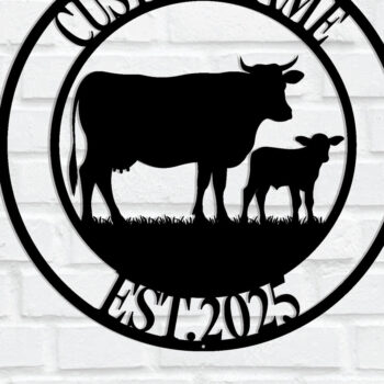 Intra απο ξύλο plywood 3mm-4mm πάχος - Προσαρμοσμένη μεταλλική πινακίδα φάρμας αγελάδων Δίασταση 3600x3600 cm INTRAFABR-115166811 - Image 1