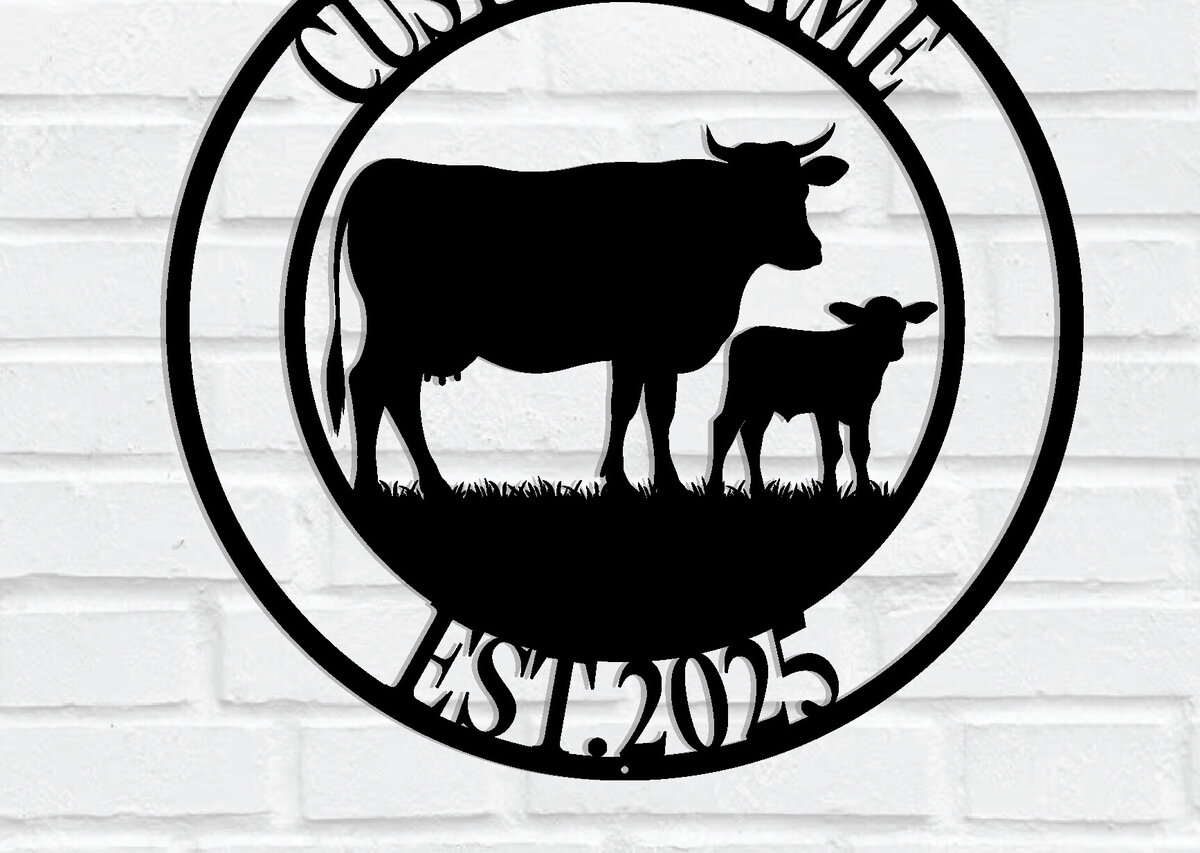 Intra απο ξύλο plywood 3mm-4mm πάχος - Προσαρμοσμένη μεταλλική πινακίδα φάρμας αγελάδων Δίασταση 3600x3600 cm INTRAFABR-115166811