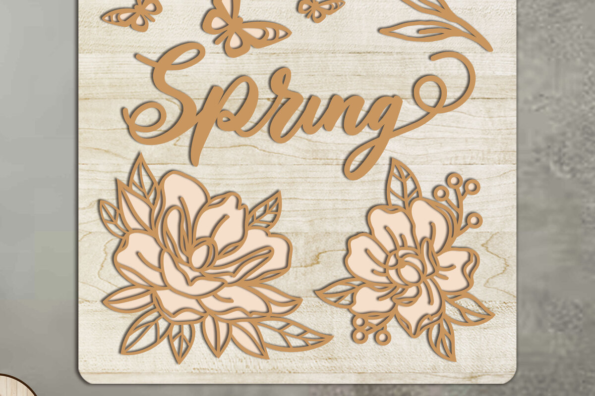 Intra απο ξύλο plywood 3mm-4mm πάχος - Προσαρμοσμένο διακοσμητικό πάνελ τοίχου, κομμένα αρχεία Δίασταση 14x14 cm INTRAFABR-87123759