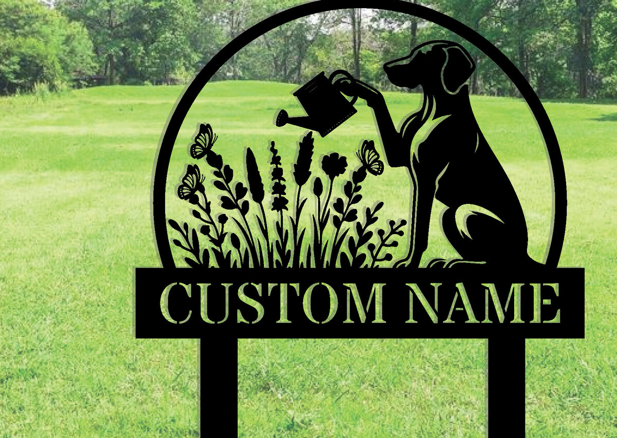 Intra απο ξύλο plywood 3mm-4mm πάχος - Προσαρμοσμένη μεταλλική πινακίδα Dog Garden με πασσάλους Δίασταση 3600x3600 cm INTRAFABR-106076768