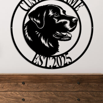 Intra απο ξύλο plywood 3mm-4mm πάχος - Προσαρμοσμένη μεταλλική επιγραφή τοίχου σκύλου Δίασταση 3600x3600 cm INTRAFABR-115514880 - Image 2