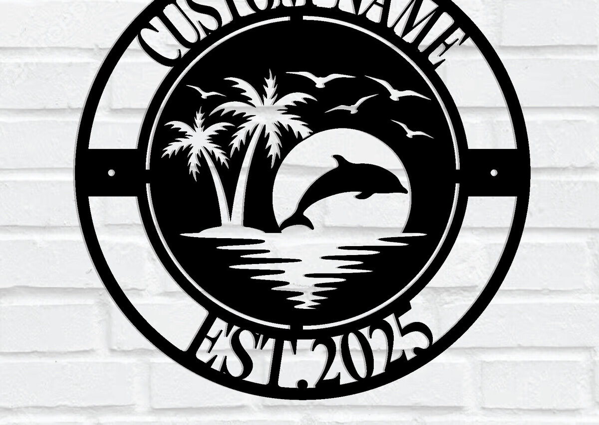 Intra απο ξύλο plywood 3mm-4mm πάχος - Προσαρμοσμένη μεταλλική πινακίδα Dolphin Δίασταση 3600x3600 cm INTRAFABR-114245178