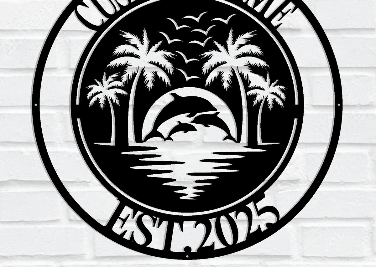 Intra απο ξύλο plywood 3mm-4mm πάχος - Προσαρμοσμένη μεταλλική πινακίδα Dolphin Δίασταση 3600x3600 cm INTRAFABR-114245151