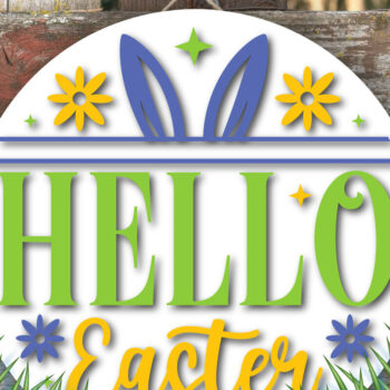 Intra απο ξύλο plywood 3mm-4mm πάχος - Προσαρμοσμένο σχέδιο πινακίδων για την ημέρα του Πάσχα Δίασταση 15x15 cm INTRAFABR-118045276 - Image 2